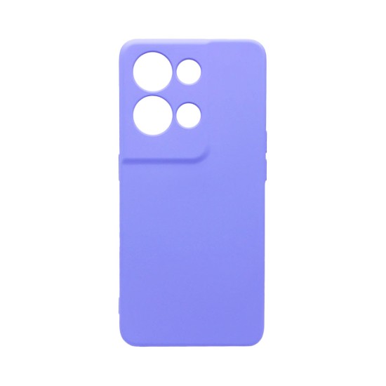 Silicone Case with Camera Shield for Oppo Reno 8 Pro Purple